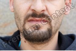 Mouth Man White Slim Bearded